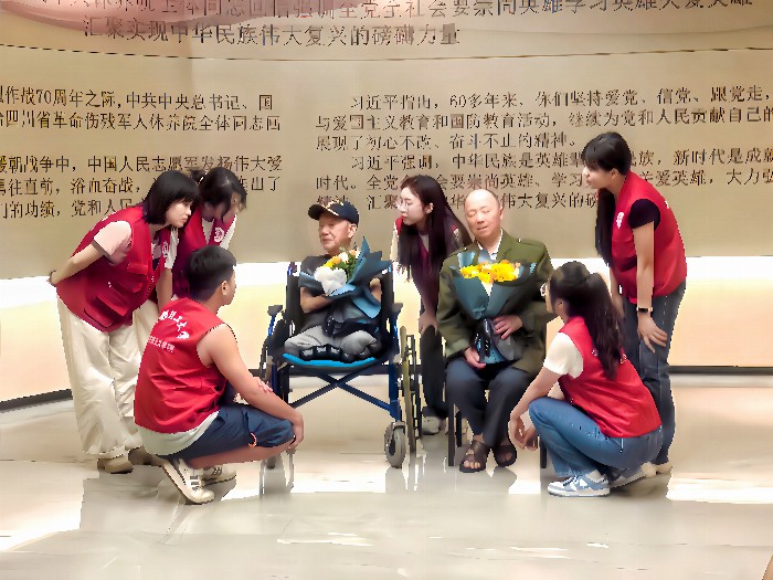 致敬傷殘軍人，傳承紅色記憶——成都理工大學馬克思主義學院暑期“三下鄉(xiāng)”社會實踐團隊走訪革命傷殘軍人