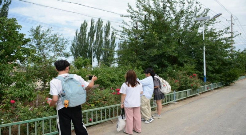 塔里木大學(xué)信息工程學(xué)院助力英買力村鄉(xiāng)村振興，拍攝宣傳點(diǎn)亮發(fā)展新途